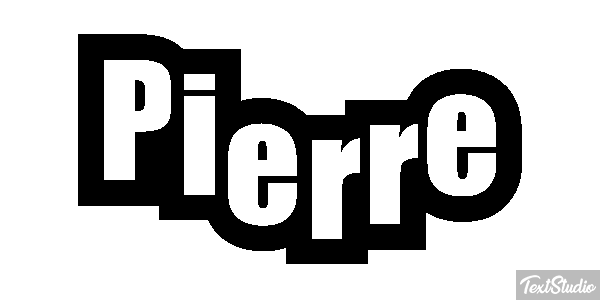 Pierre Текстовый эффект