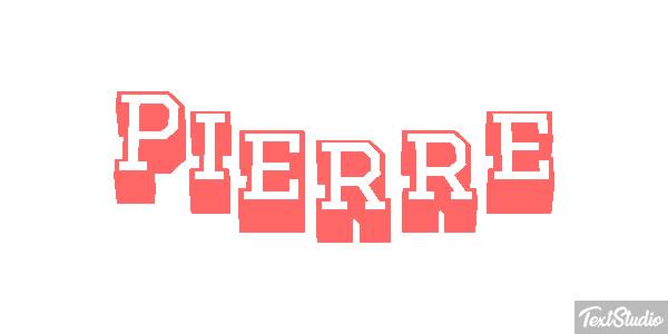 Pierre Текстовый эффект