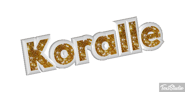 Koralle Texteffekt