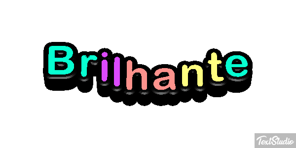 Brilhante Text effect