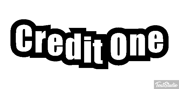 Credit One Текстовый эффект