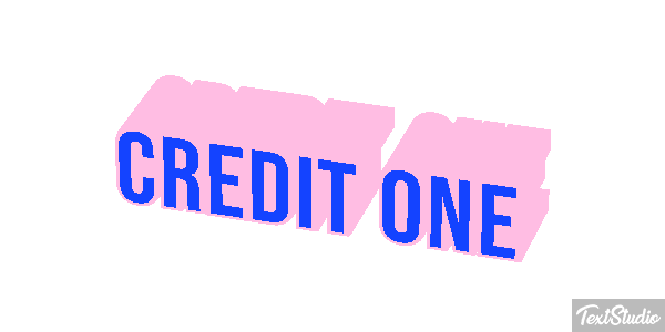 Credit One Текстовый эффект