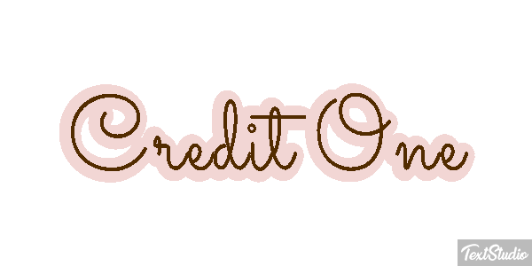 Credit One Текстовый эффект