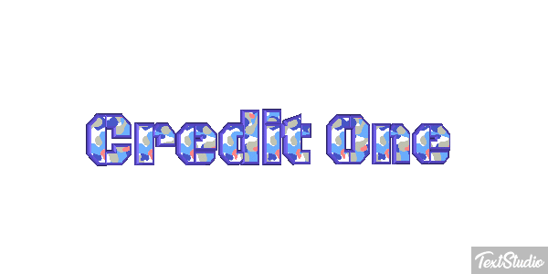 Credit One Текстовый эффект