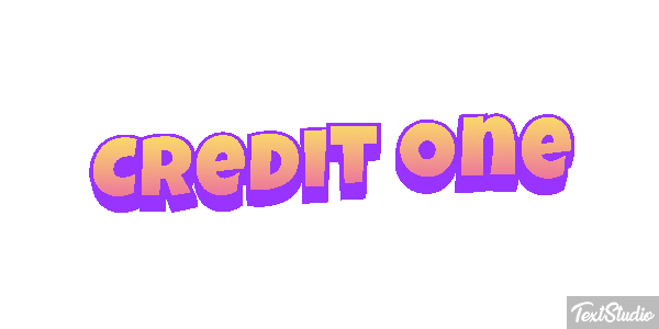 Credit One Текстовый эффект