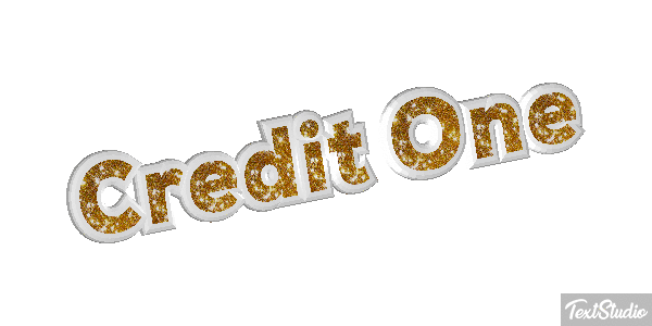Credit One Текстовый эффект