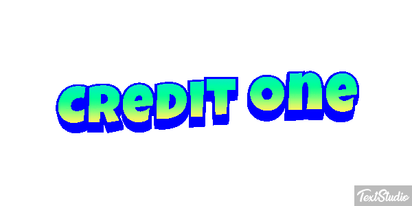 Credit One Текстовый эффект