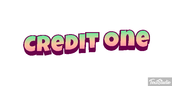 Credit One Текстовый эффект