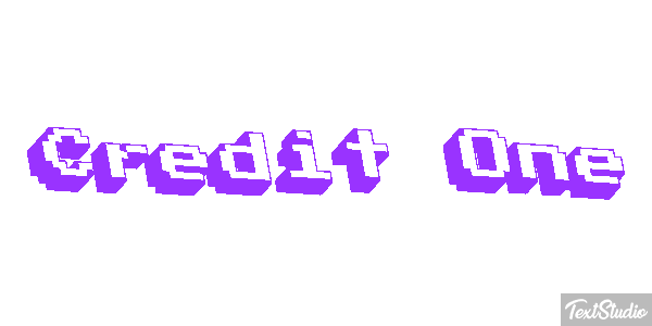 Credit One Текстовый эффект
