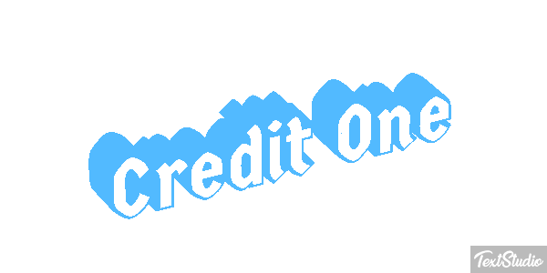 Credit One Текстовый эффект