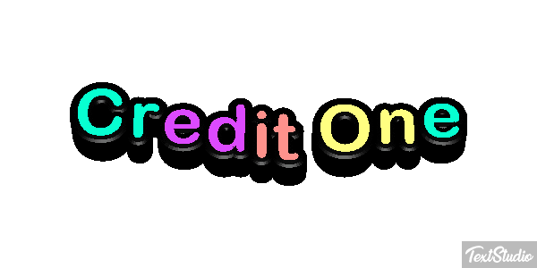 Credit One Текстовый эффект
