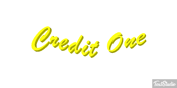 Credit One Текстовый эффект