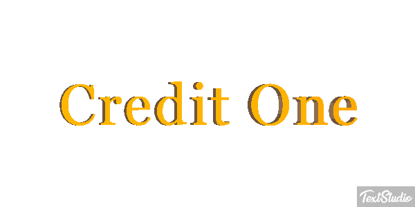 Credit One Текстовый эффект