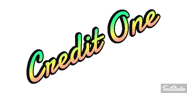 Credit One Текстовый эффект