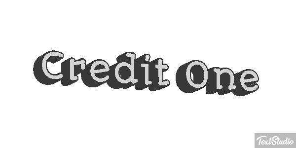 Credit One Текстовый эффект
