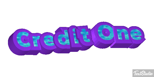 Credit One Текстовый эффект