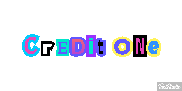 Credit One Текстовый эффект