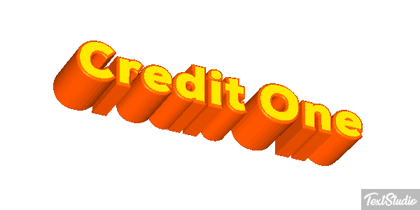 Credit One Текстовый эффект