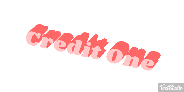 Credit One Текстовый эффект