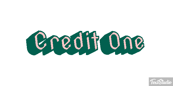Credit One Текстовый эффект
