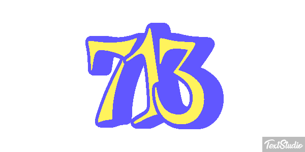 713 Text effect
