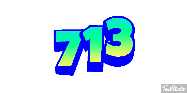 713 Text effect