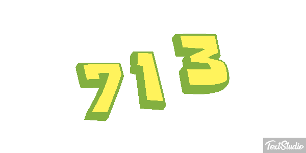713 Text effect