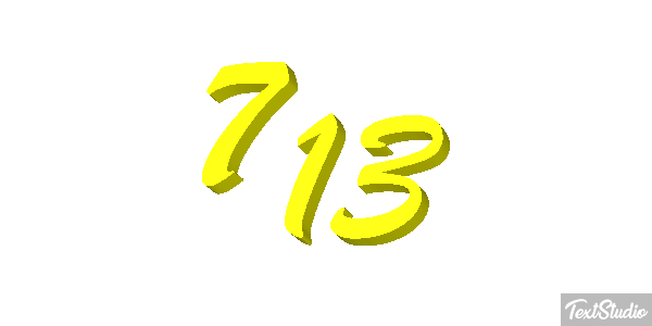713 Text effect