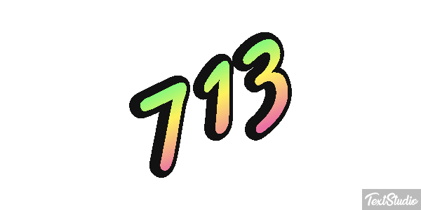 713 Text effect
