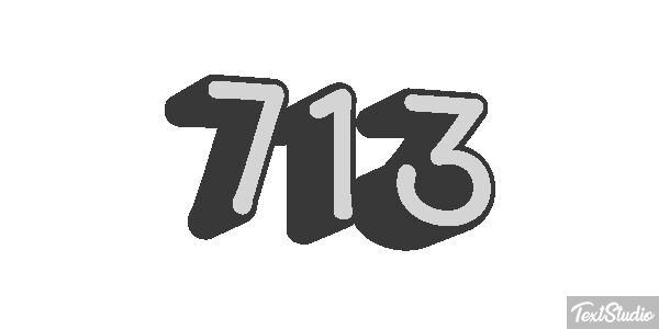 713 Text effect