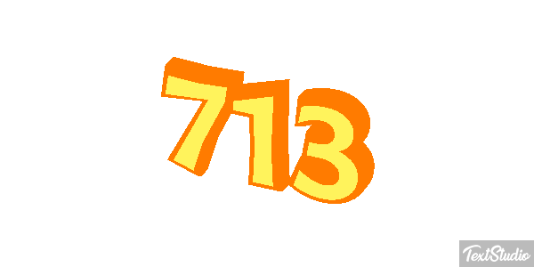 713 Text effect