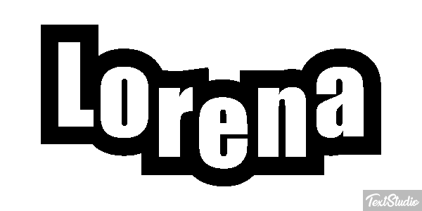 Lorena Text effect