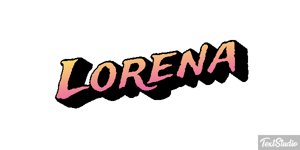 Lorena Text effect