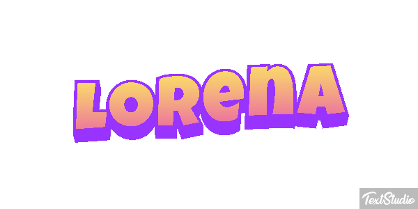 Lorena Text effect