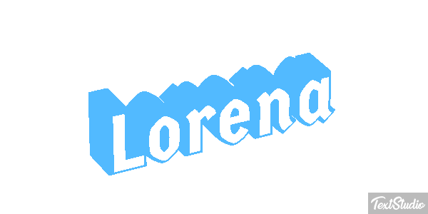 Lorena Text effect
