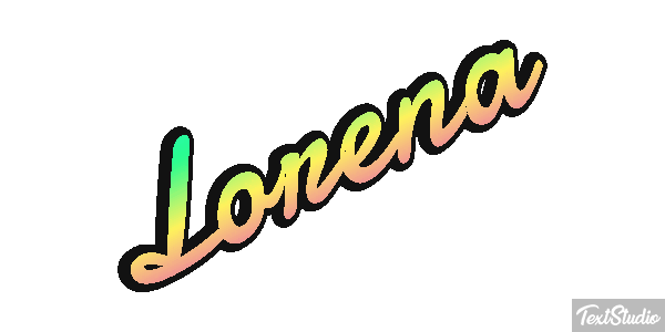 Lorena Text effect