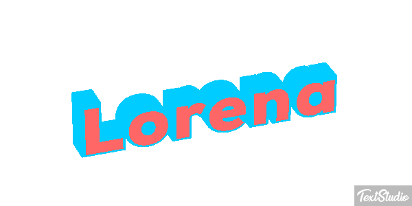 Lorena Text effect