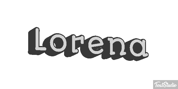 Lorena Text effect