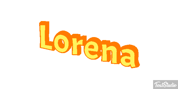 Lorena Text effect