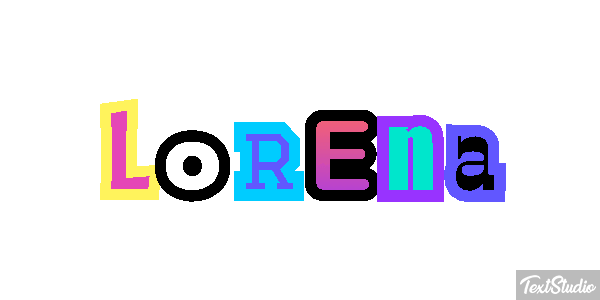 Lorena Text effect
