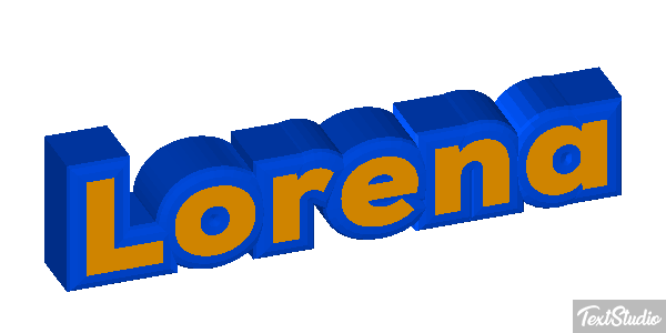 Lorena Text effect