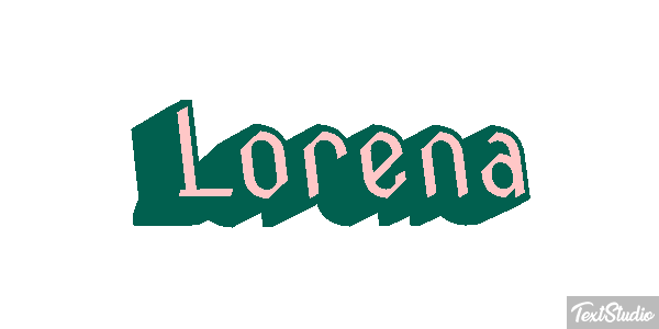 Lorena Text effect