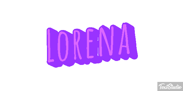 Lorena Text effect