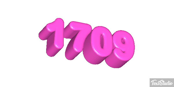 1709 Text effect