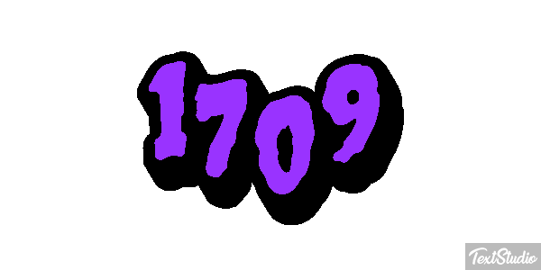 1709 Text effect
