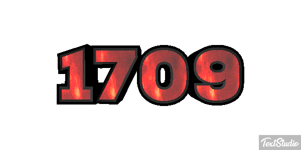1709 Text effect