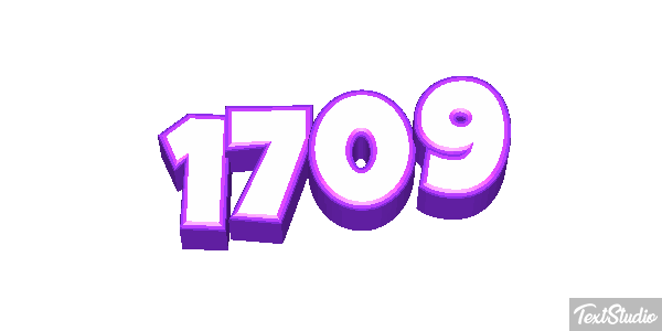 1709 Text effect