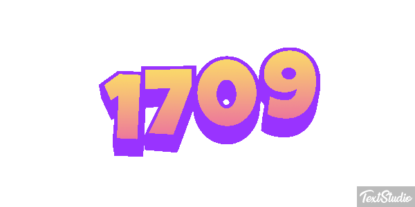 1709 Text effect