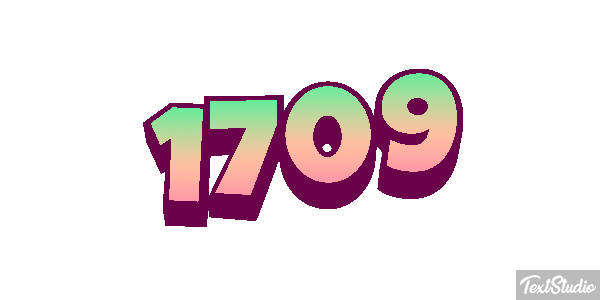 1709 Text effect