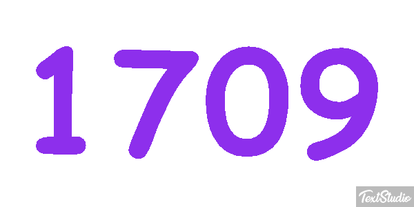 1709 Text effect